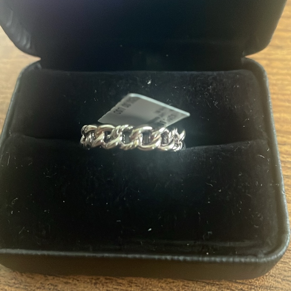 NWT David Yurman Belmont Curb Link Narrow Ring